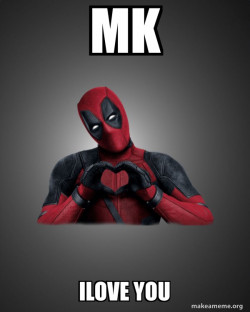 Deadpool Heart Hands