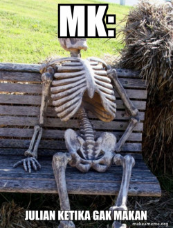 Waiting Skeleton