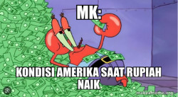 Mr Krabs uang