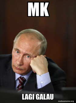 Contemplative Putin