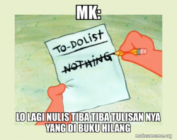 To Do List - Nothing