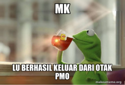 Kermit Drinking Tea