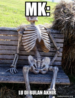 Waiting Skeleton