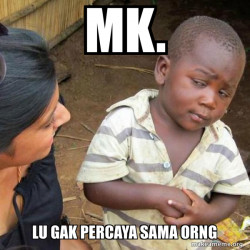 Skeptical Third World Kid