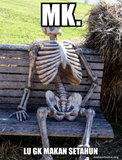 Waiting Skeleton
