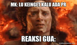 Frodo it's over it's done