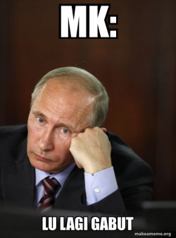 Contemplative Putin