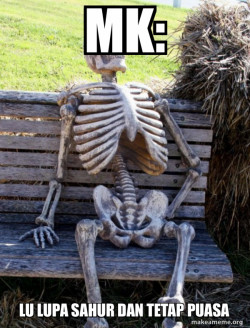 Waiting Skeleton