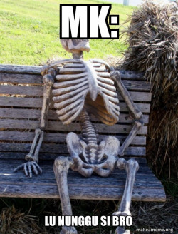 Waiting Skeleton