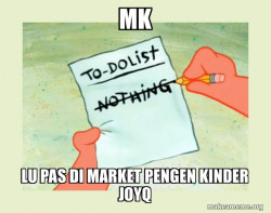 To Do List - Nothing