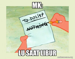 To Do List - Nothing
