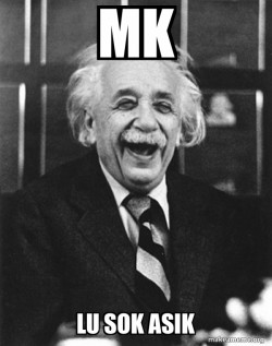 Laughing Albert Einstein