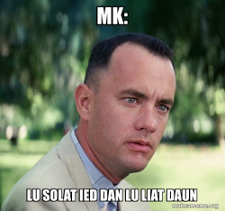 Forrest Gump just like that