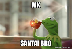 Kermit Drinking Tea