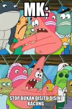 Push It Somewhere Else Patrick