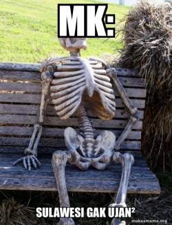 Waiting Skeleton
