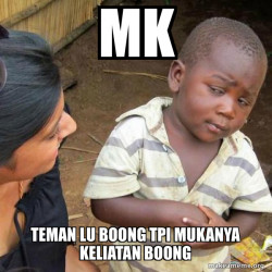 Skeptical Third World Kid