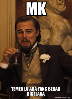 Leonardo DiCaprio Laughing Django