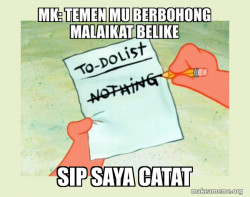 To Do List - Nothing