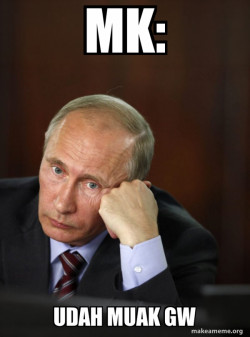 Contemplative Putin