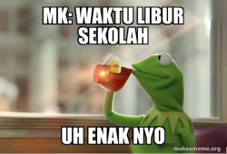 Kermit Drinking Tea