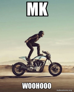 Keanu Reeves Stunt Bike