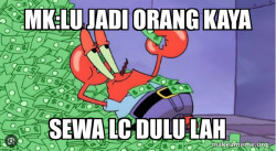 Mr Krabs Money