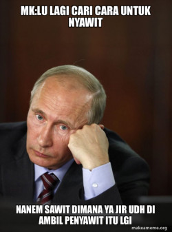 Contemplative Putin
