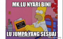 Lu jumpa yang sesuai