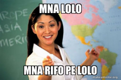 Unhelpful High School Teacher