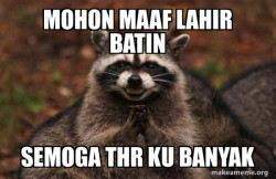 Evil Plotting Raccoon
