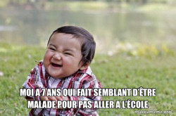 Evil, scheming toddler