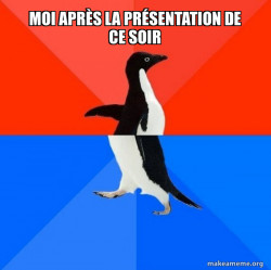 Socially Awesome Awkward Penguin