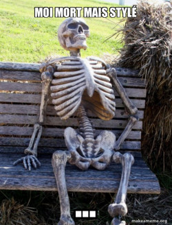 Waiting Skeleton