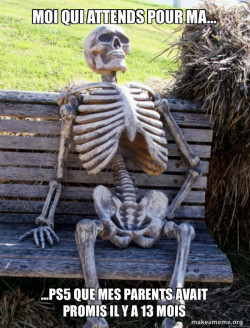 Waiting Skeleton