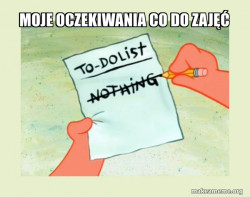 To Do List - Nothing