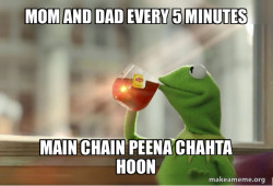 Kermit Drinking Tea