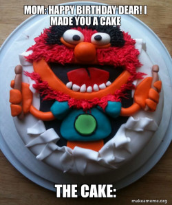 cursed birthday cake