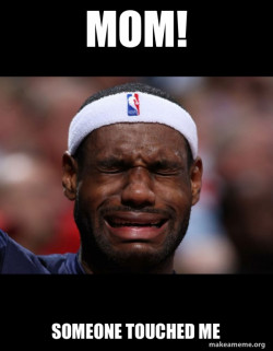 Lebron Crying