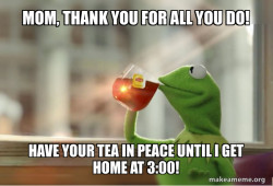 Kermit Drinking Tea