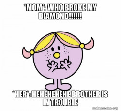 She did it