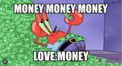 Mr Krabs Money