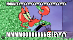 Mr Krabs Money