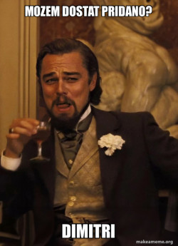 Leonardo DiCaprio Laughing Django