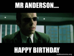 Agent Smith from the Matrix