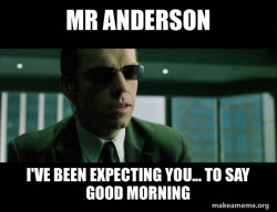 Agent Smith from the Matrix