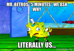 Mocking SpongeBob