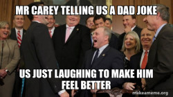 And then we told them