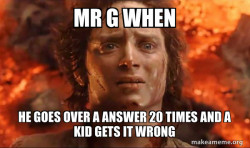 Frodo it's over it's done