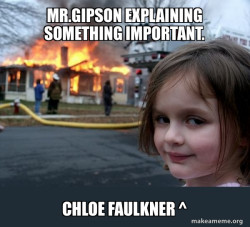 Chloe not paying attention